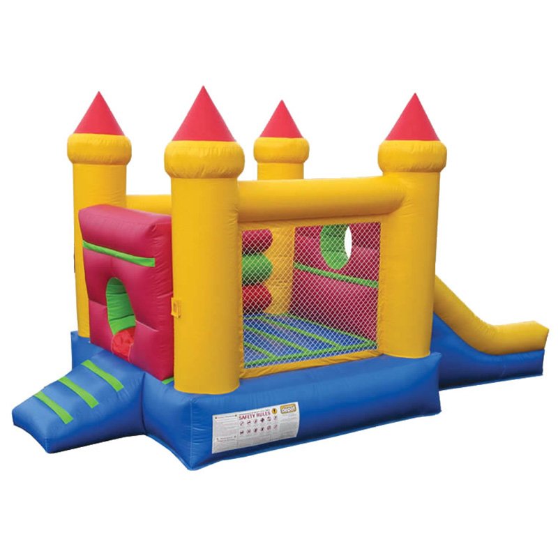 Children's inflatable castle with slide